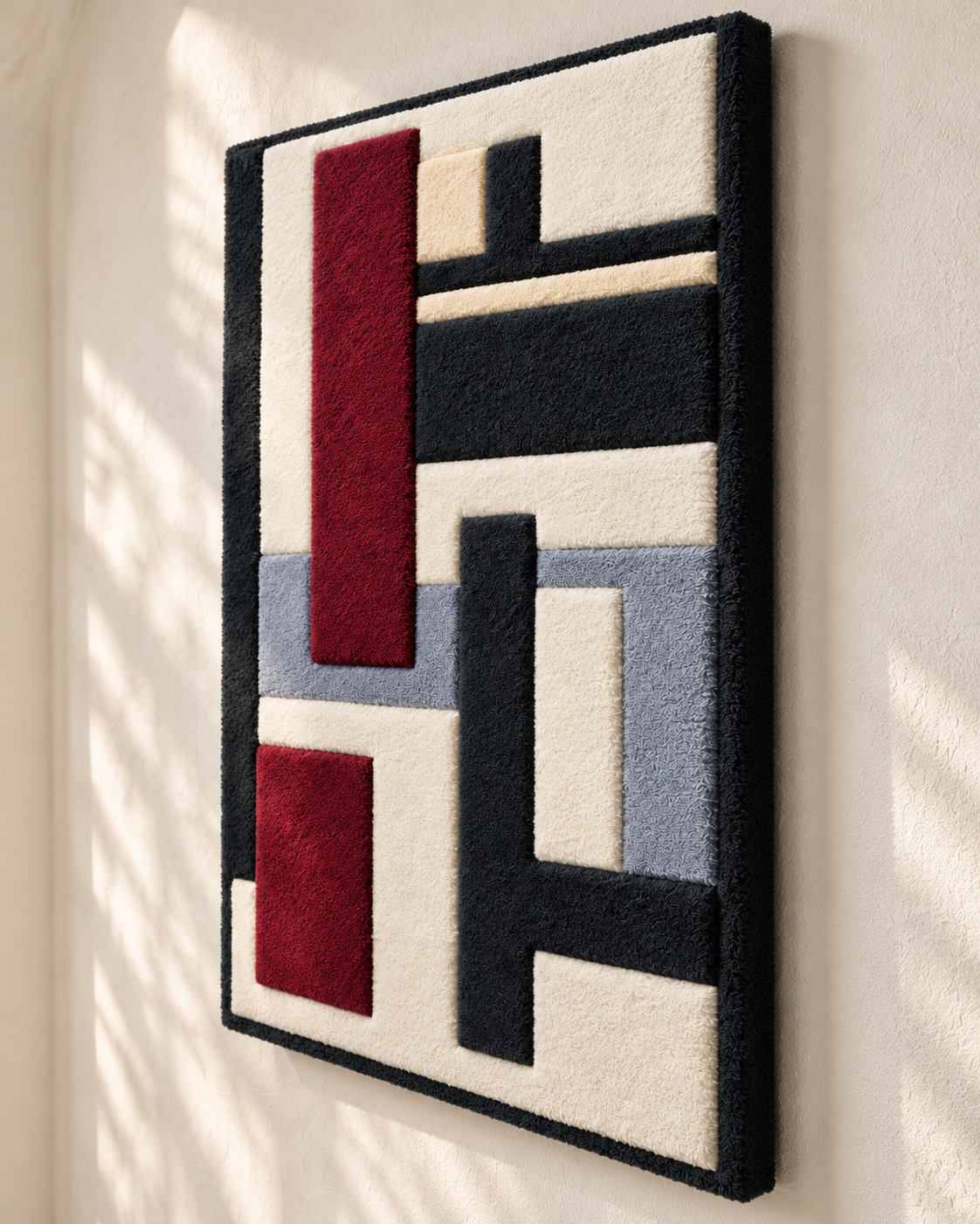 Mural Painting by Fernand Léger — angled relief view