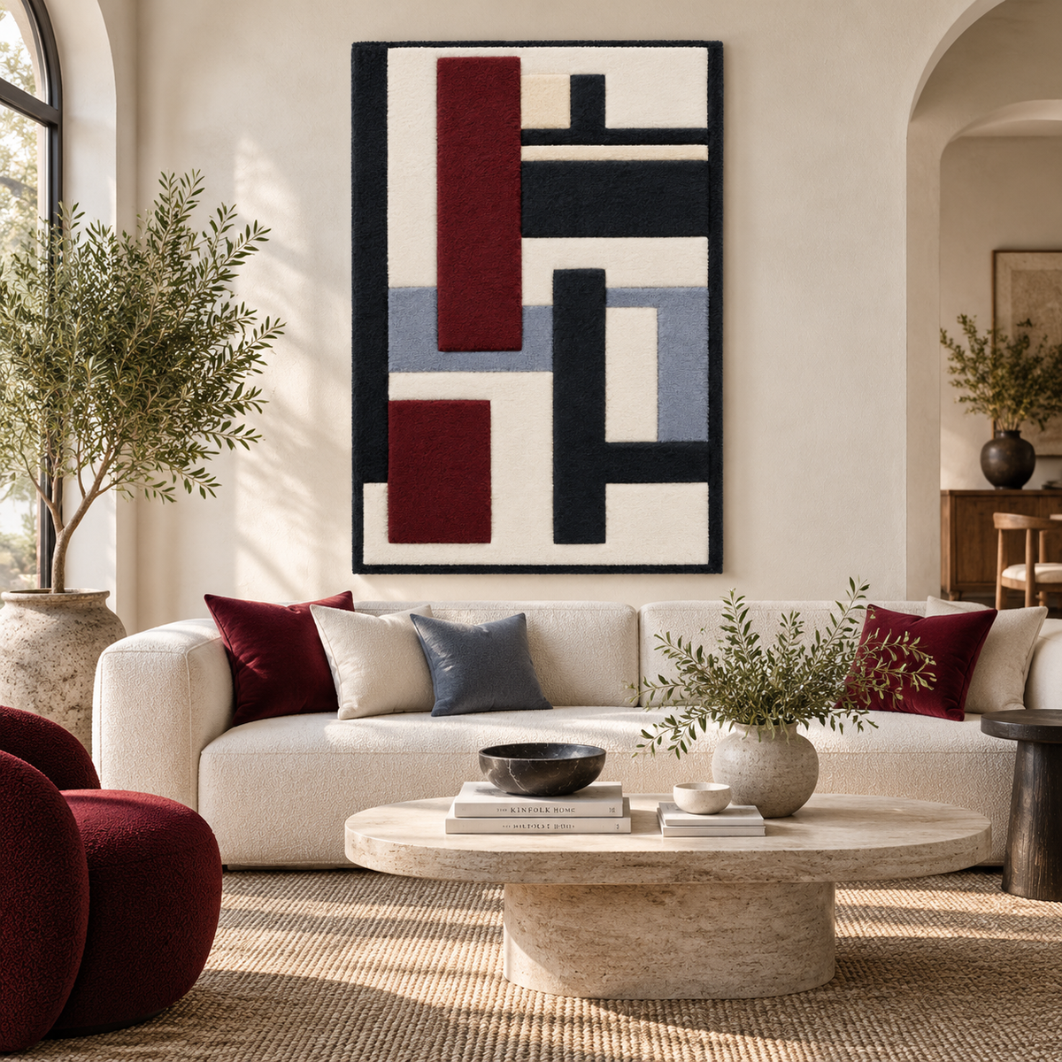 Mural Painting by Fernand Léger — room setting