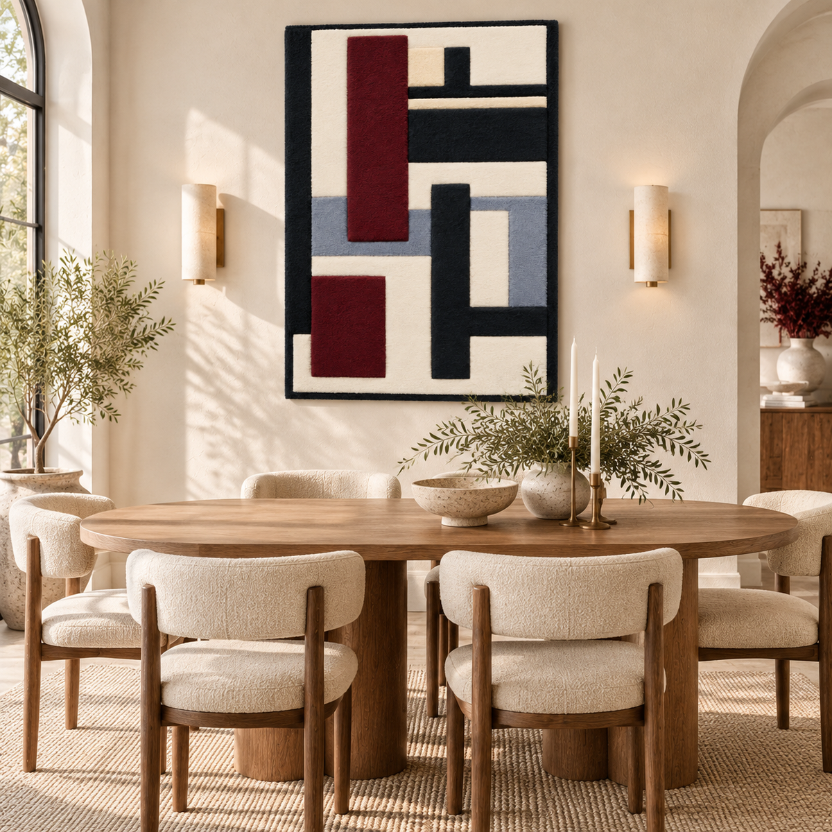 Mural Painting by Fernand Léger — room setting