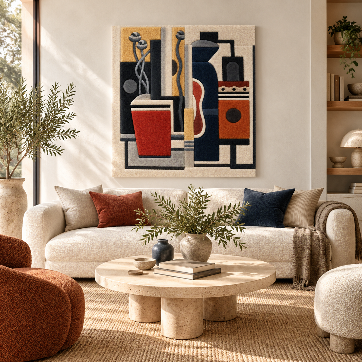 Red Pot by Fernand Léger — room setting