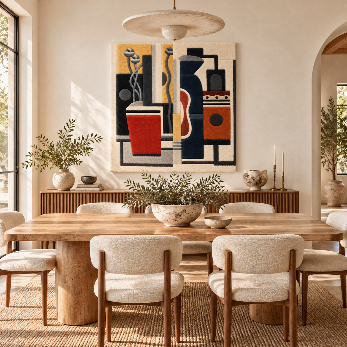 Red Pot by Fernand Léger — room setting