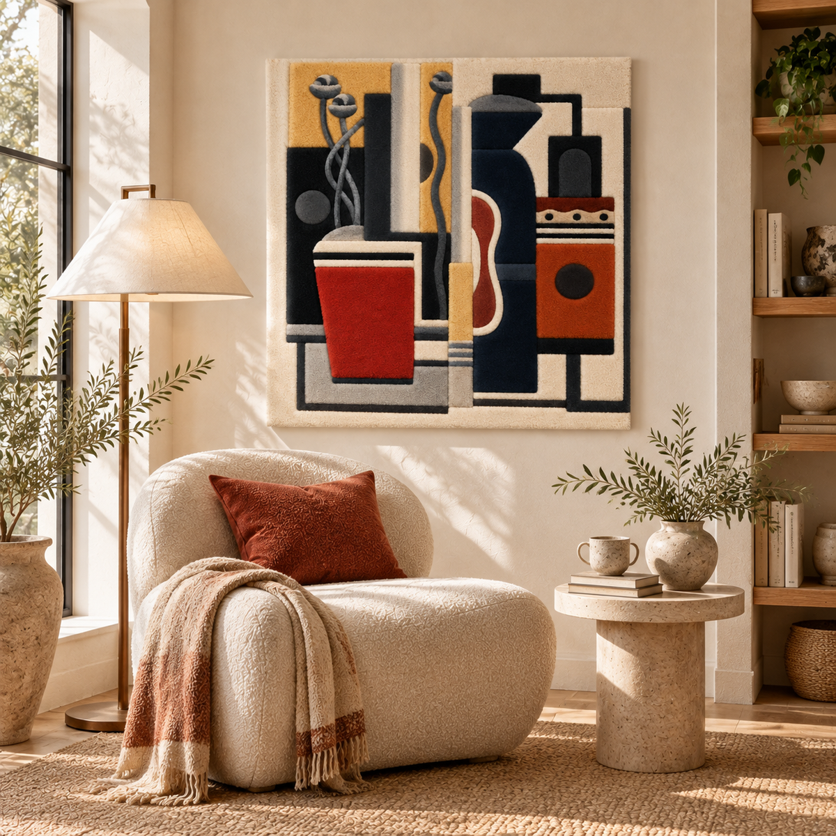 Red Pot by Fernand Léger — room setting