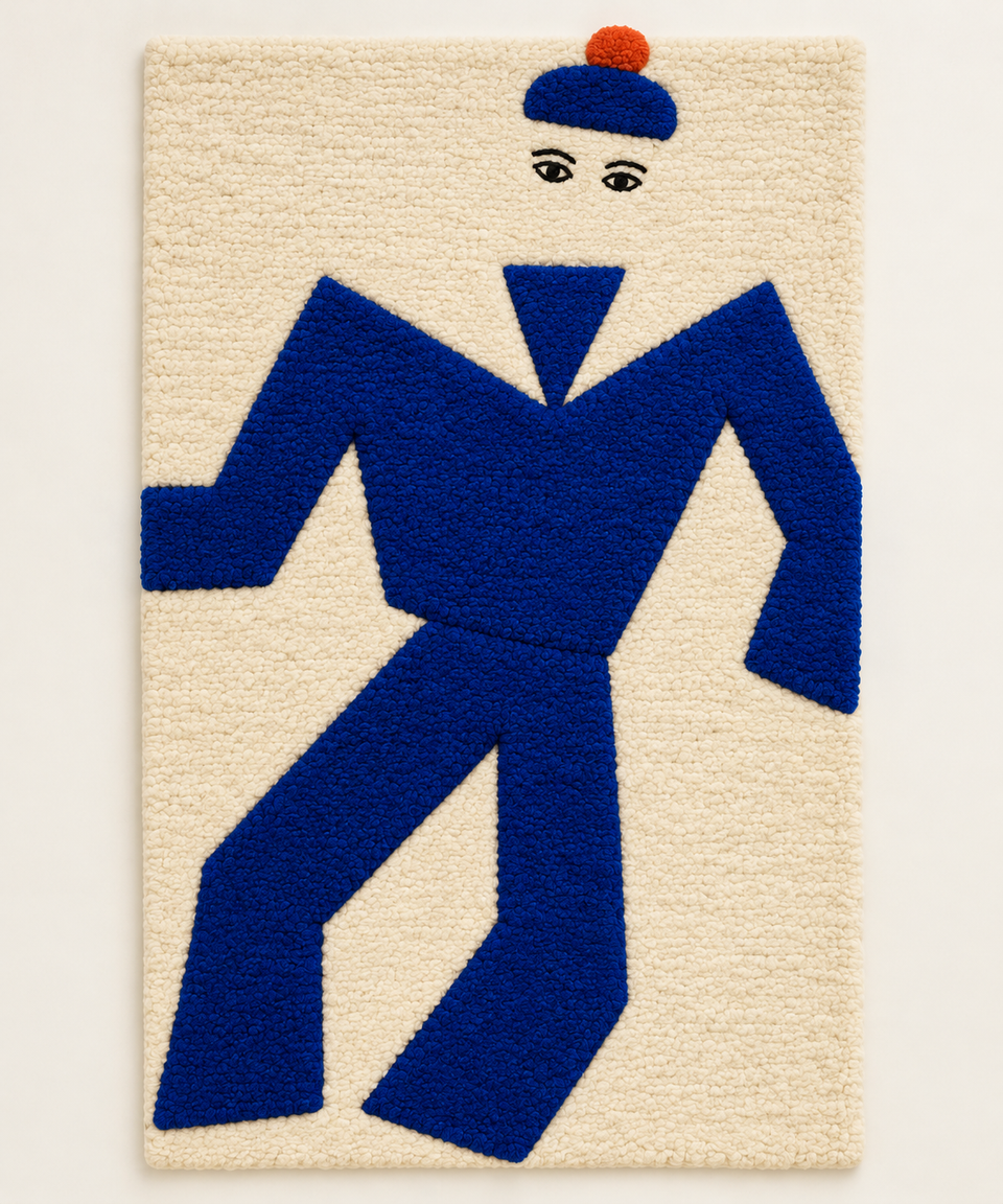 Skating Rink: Navy Blue and Red Costume Design