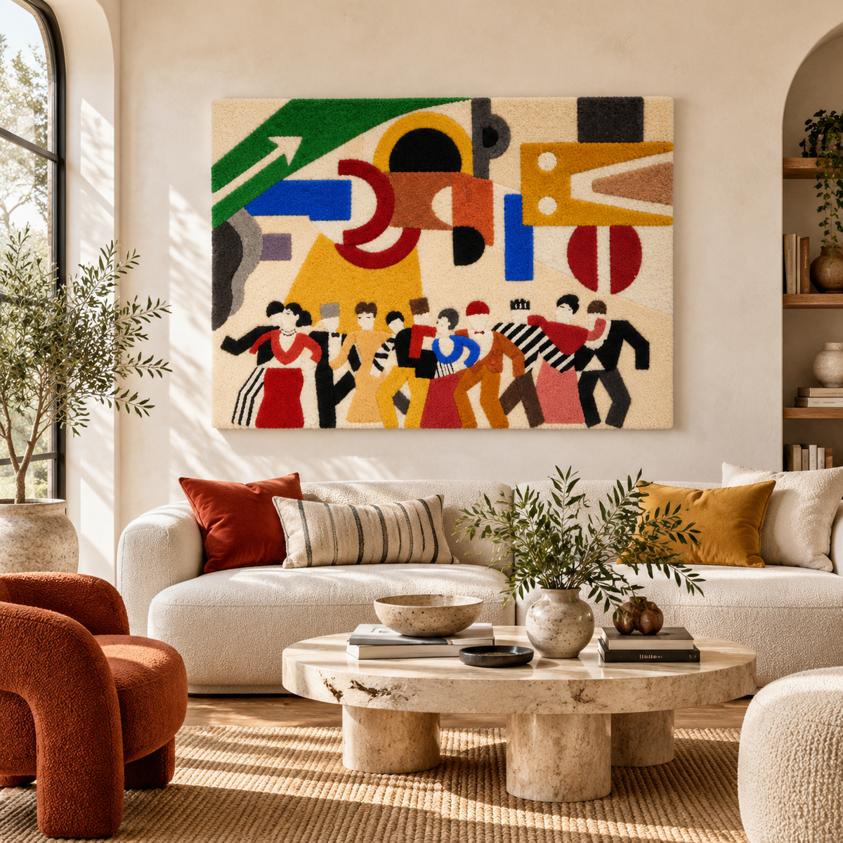 Skating Rink: Set Design by Fernand Léger — room setting
