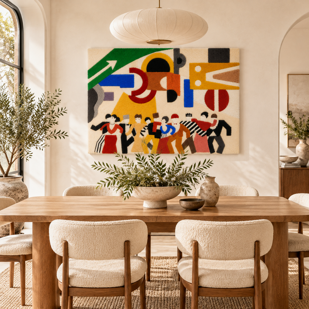 Skating Rink: Set Design by Fernand Léger — room setting