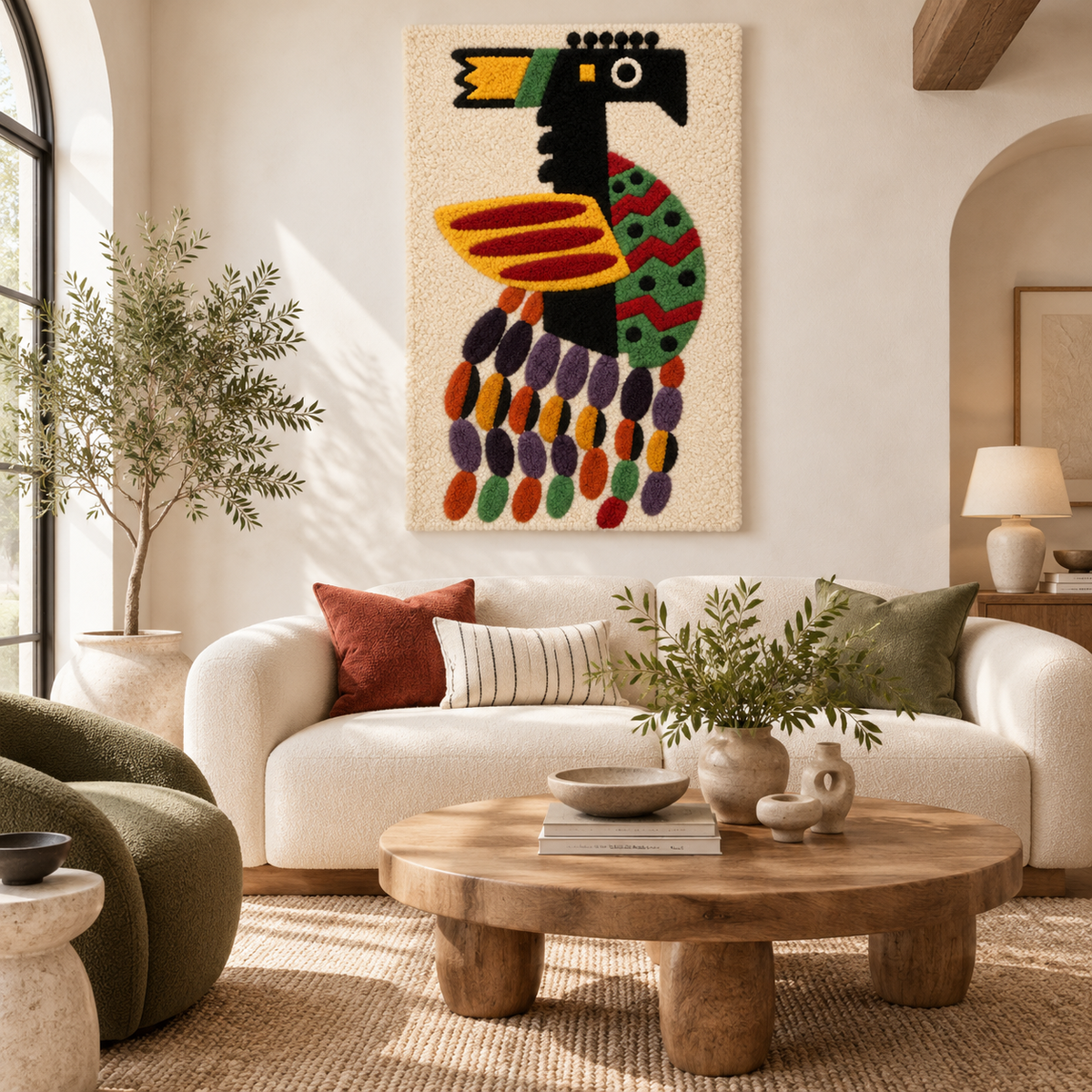The Creation of the World: Bird Costume Design by Fernand Léger — room setting
