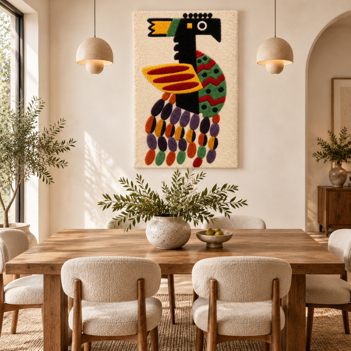 The Creation of the World: Bird Costume Design by Fernand Léger — room setting