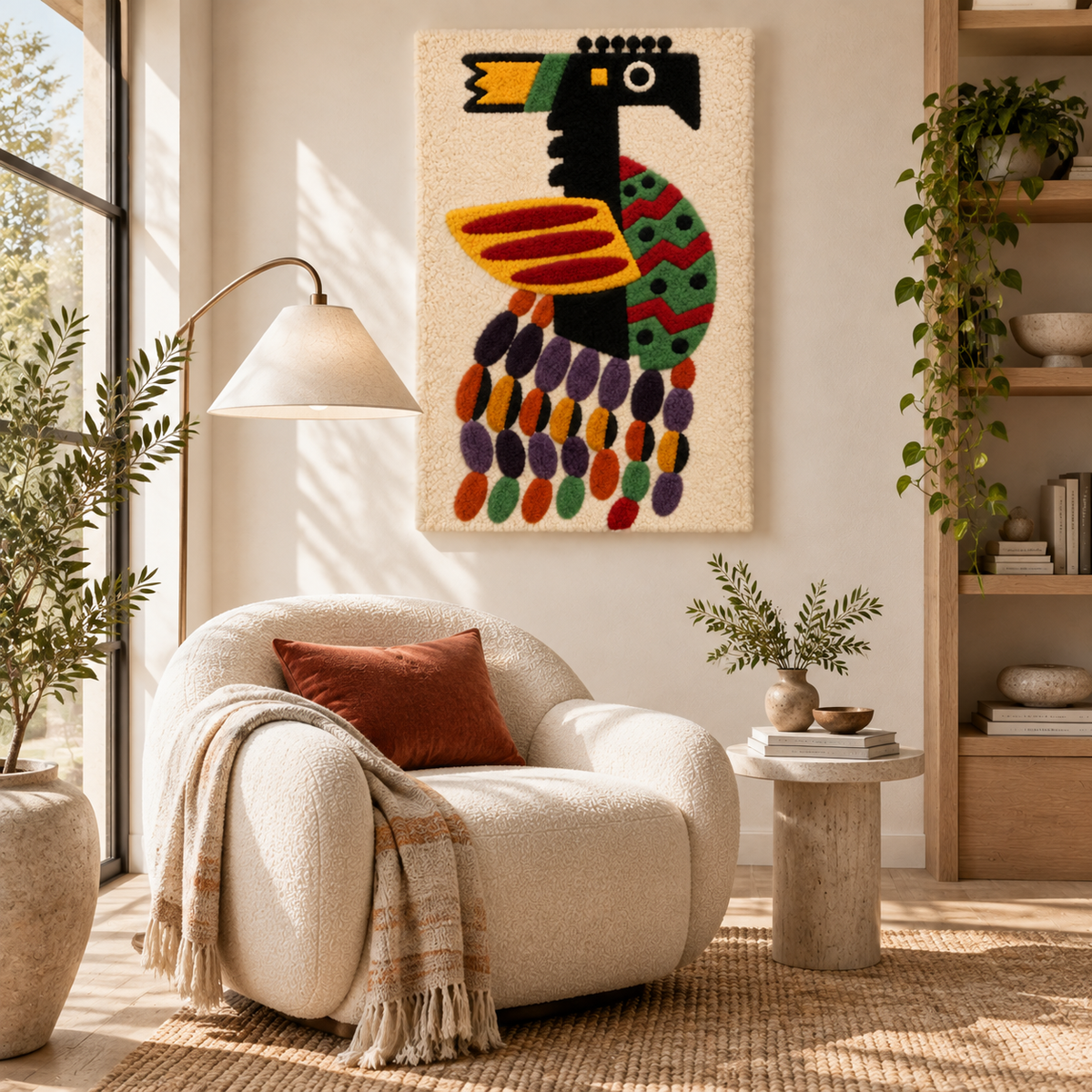 The Creation of the World: Bird Costume Design by Fernand Léger — room setting