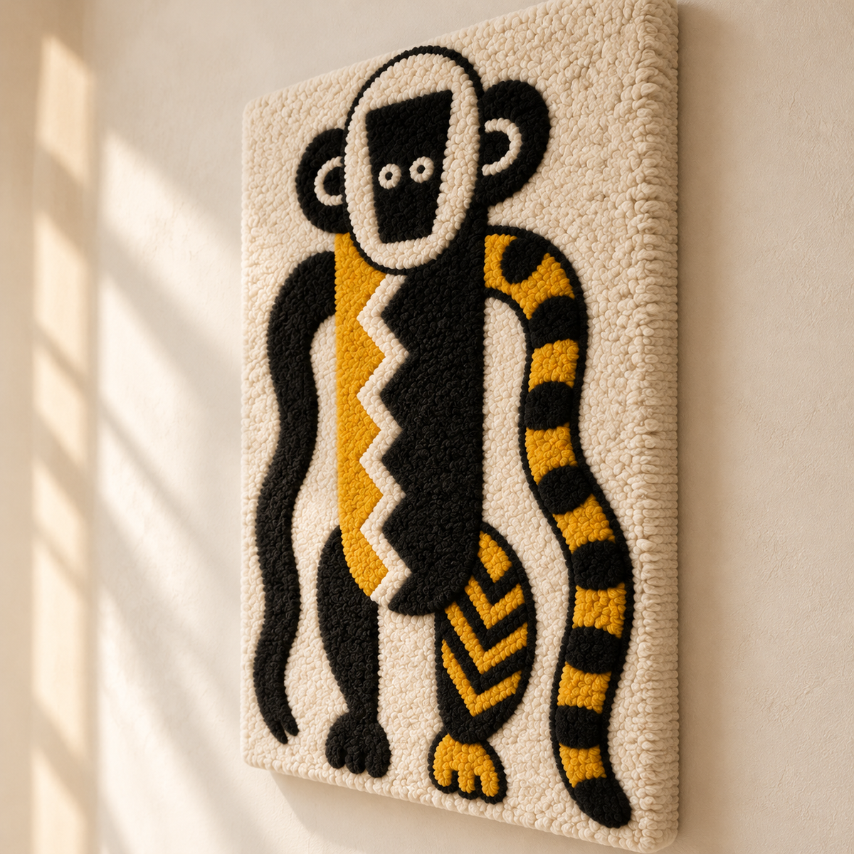 The Creation of the World: Monkey Costume Design by Fernand Léger — angled relief view