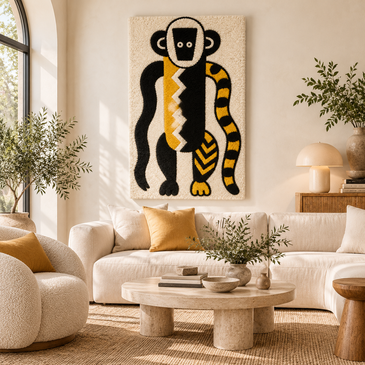 The Creation of the World: Monkey Costume Design by Fernand Léger — room setting