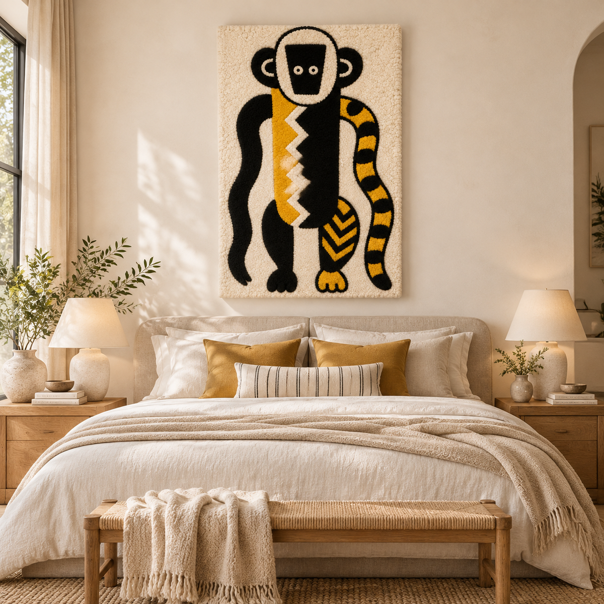 The Creation of the World: Monkey Costume Design by Fernand Léger — room setting