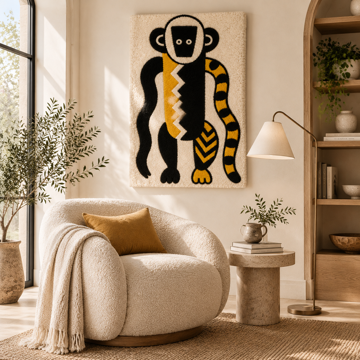 The Creation of the World: Monkey Costume Design by Fernand Léger — room setting
