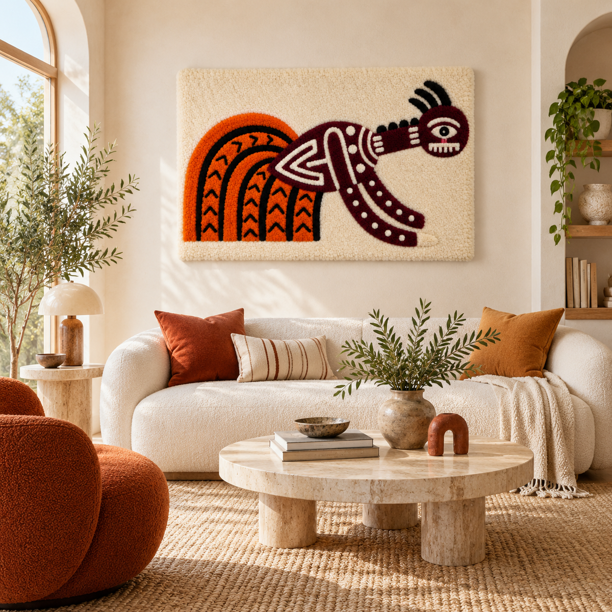 The Creation of the World: Prehistoric State by Fernand Léger — room setting