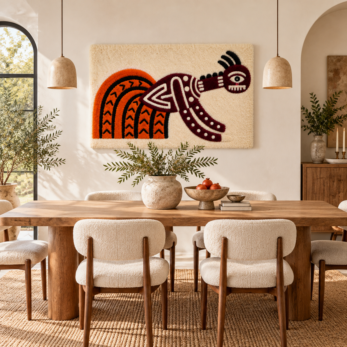 The Creation of the World: Prehistoric State by Fernand Léger — room setting