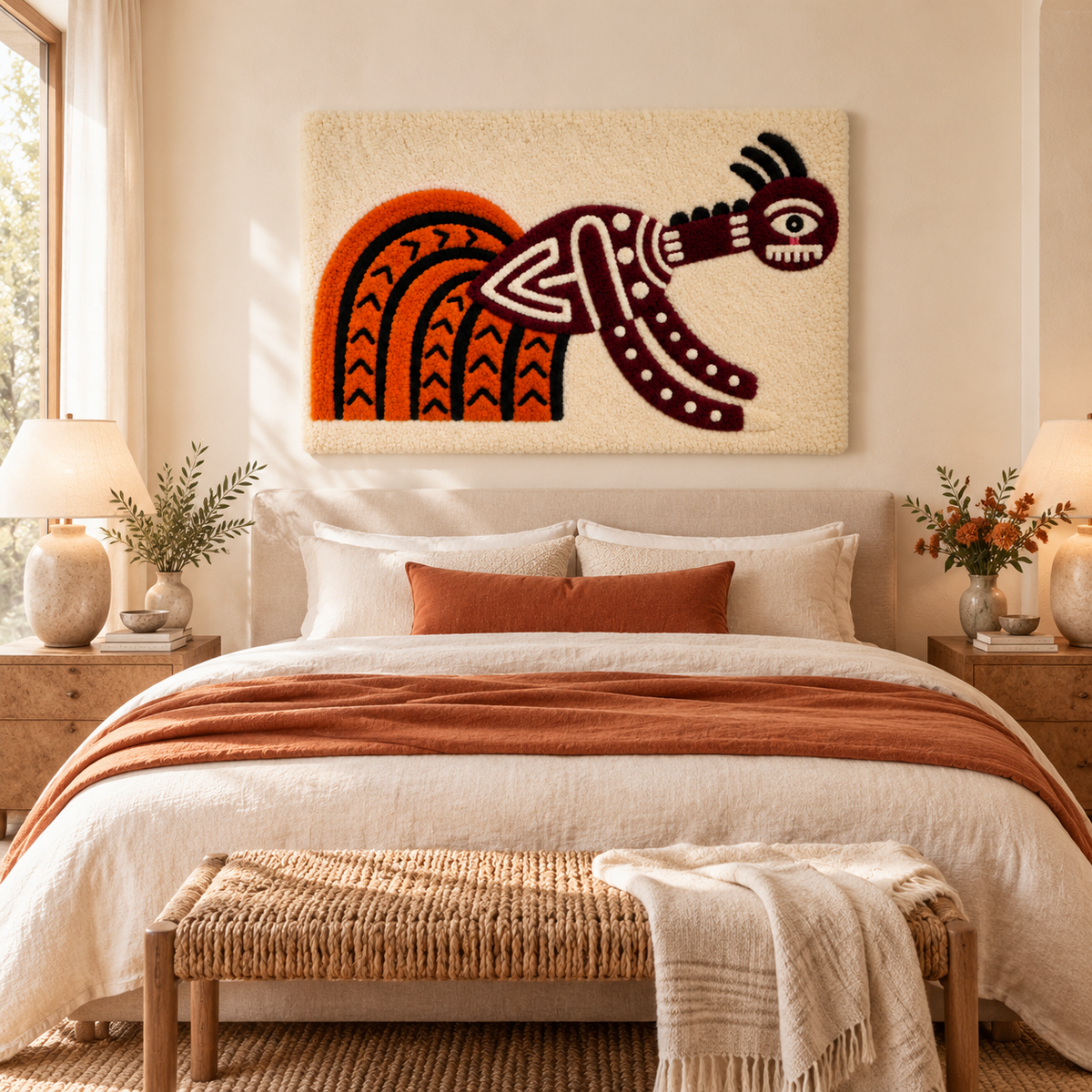 The Creation of the World: Prehistoric State by Fernand Léger — room setting