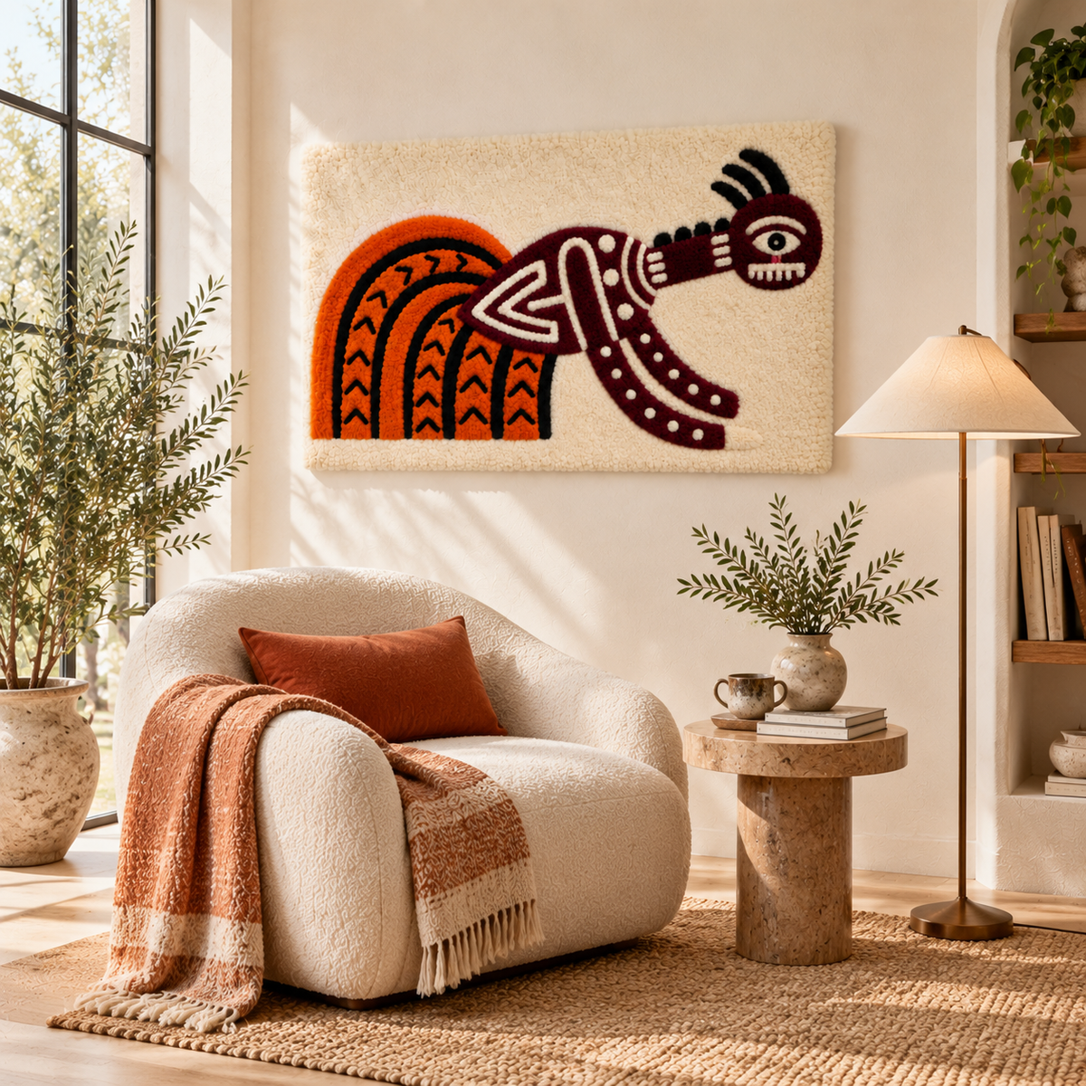 The Creation of the World: Prehistoric State by Fernand Léger — room setting