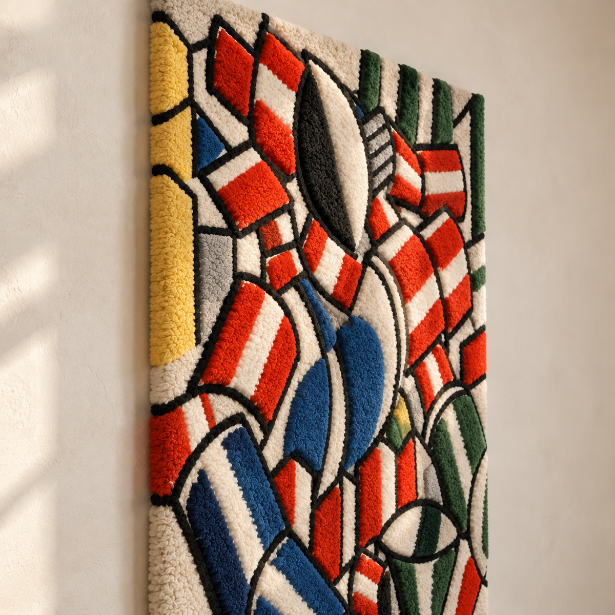 The Seated Woman by Fernand Léger — angled relief view