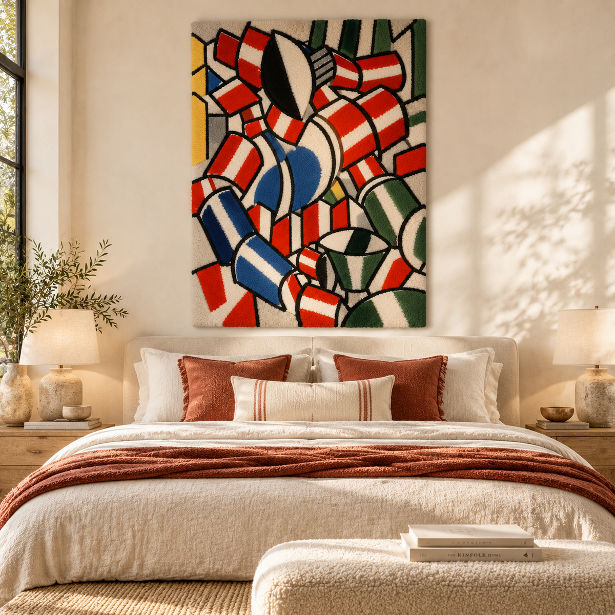 The Seated Woman by Fernand Léger — room setting