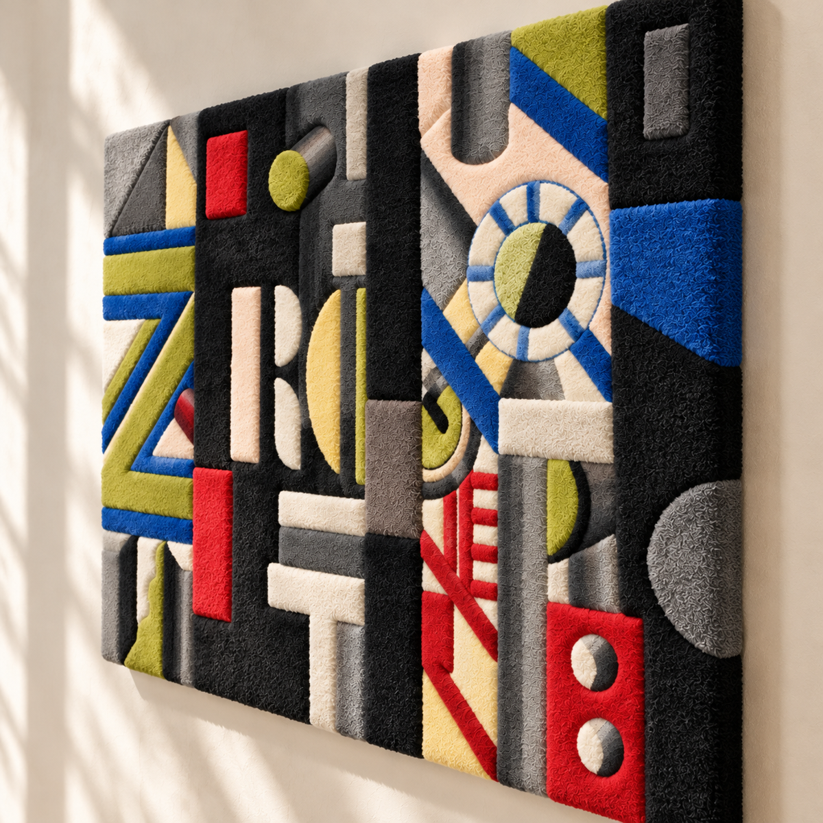 The Station by Fernand Léger — angled relief view