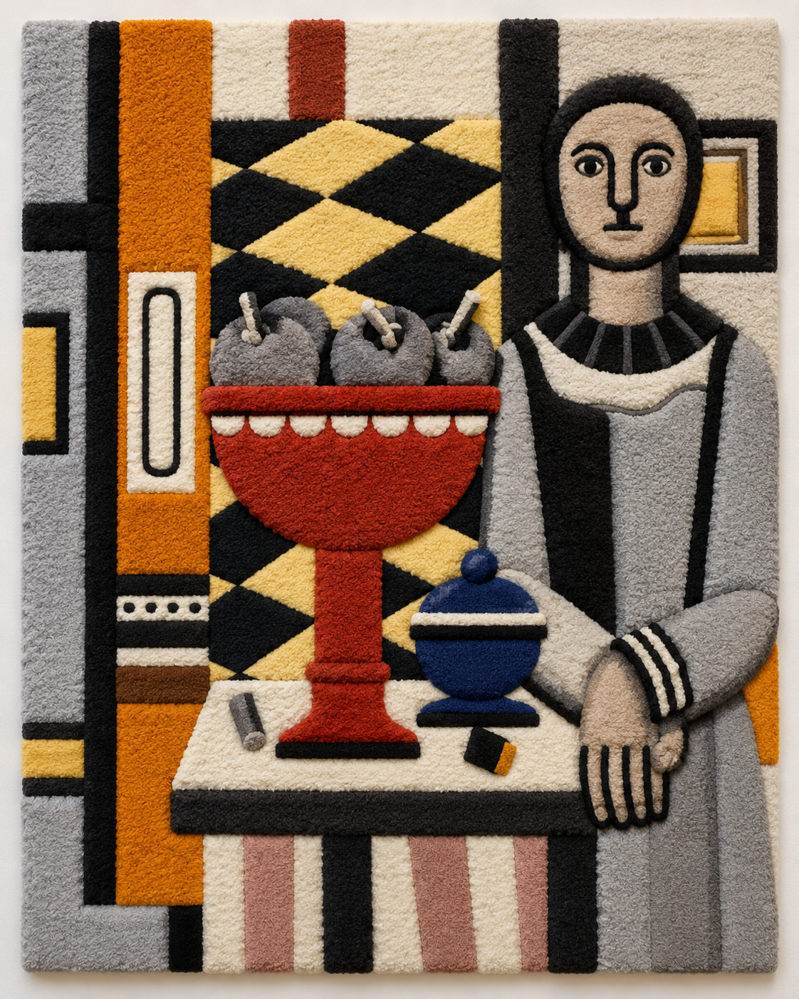The Woman with the Fruit Dish by Fernand Léger — front product view [product-light]