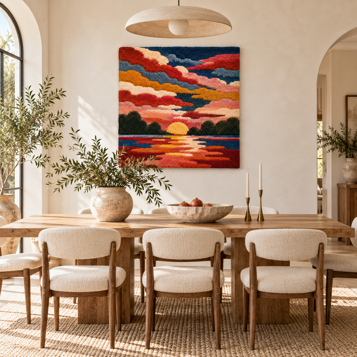 Firelight Across Still Water — room setting 1