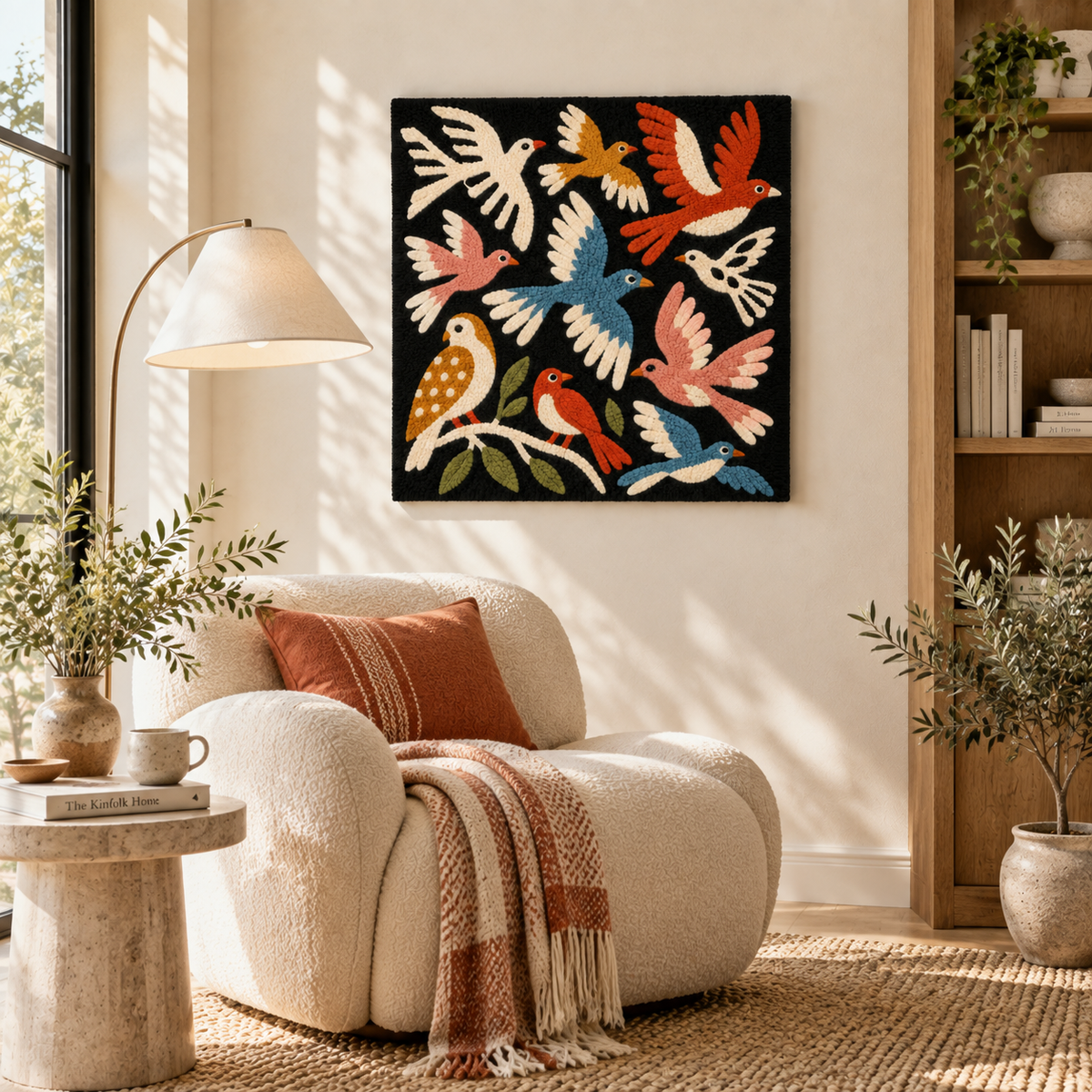 Flock Beneath a Velvet Sky — room setting
