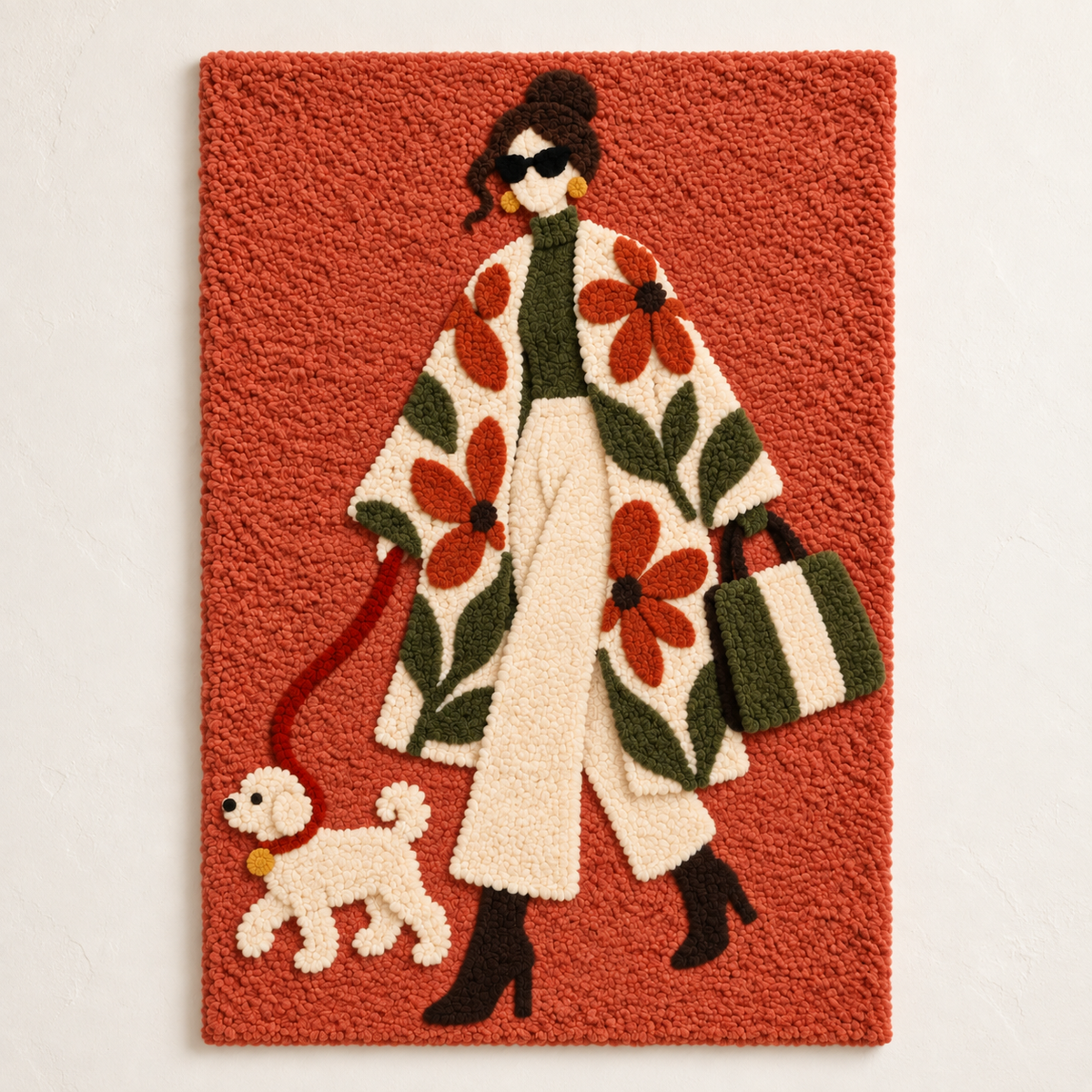 Floral Coat and Little Companion — front product view [product-light]