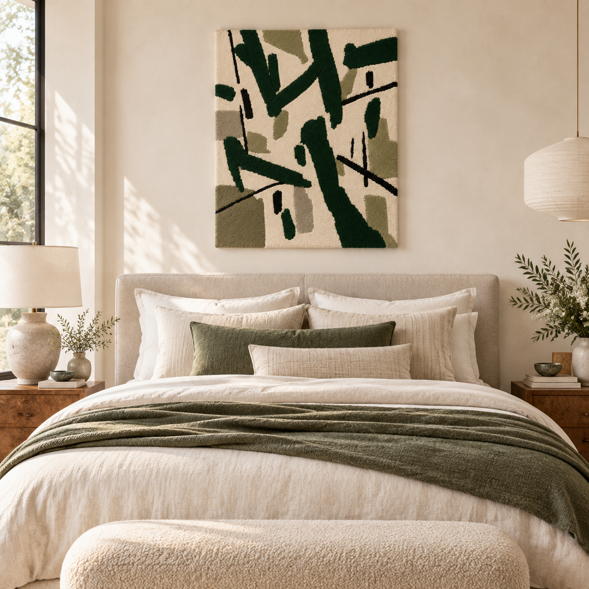 Forest Green Gestures — room setting 1