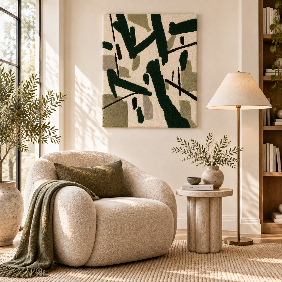 Forest Green Gestures — room setting 2