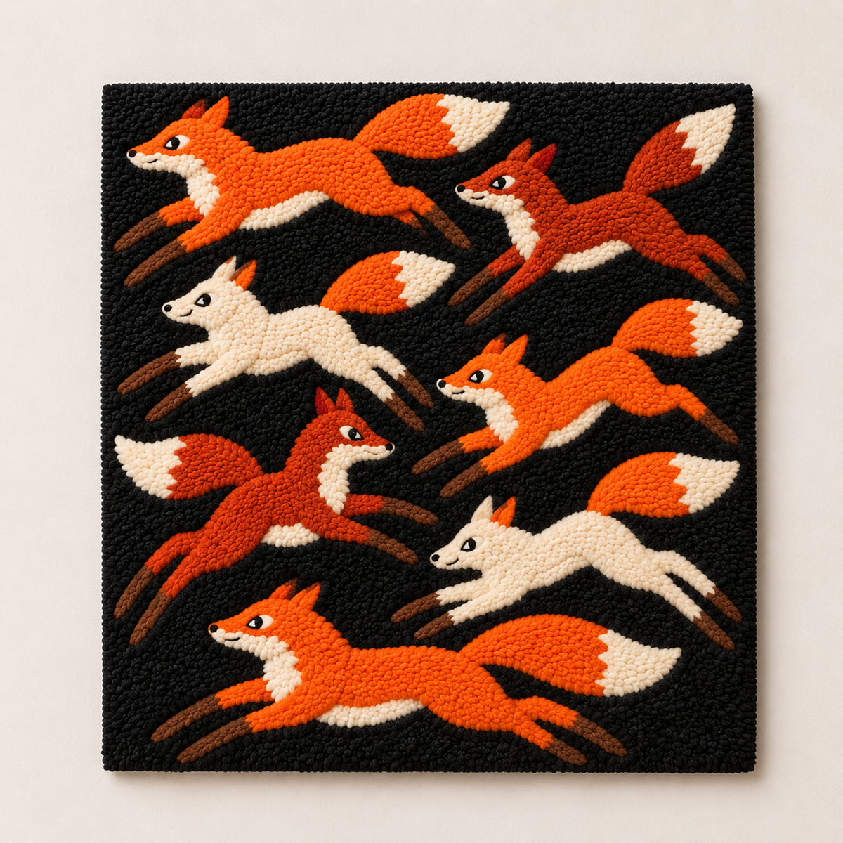Foxes Across the Midnight Meadow — front product view [product-light]