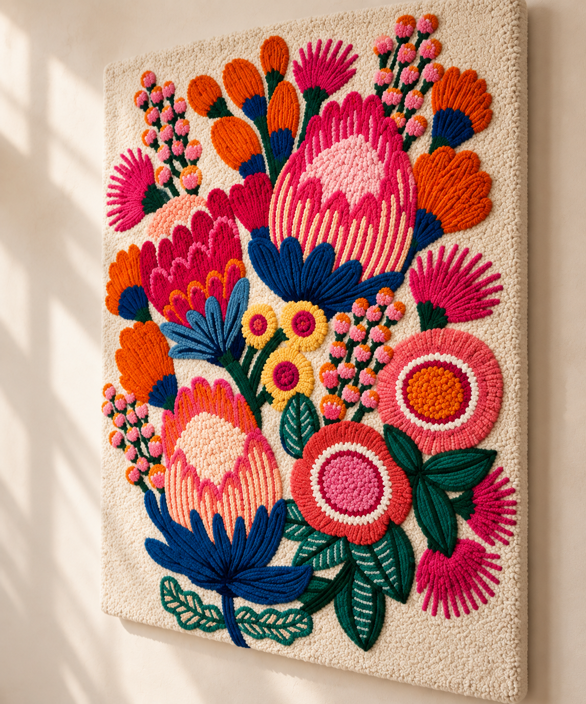 Fuchsia Bloom Festival — angled relief view
