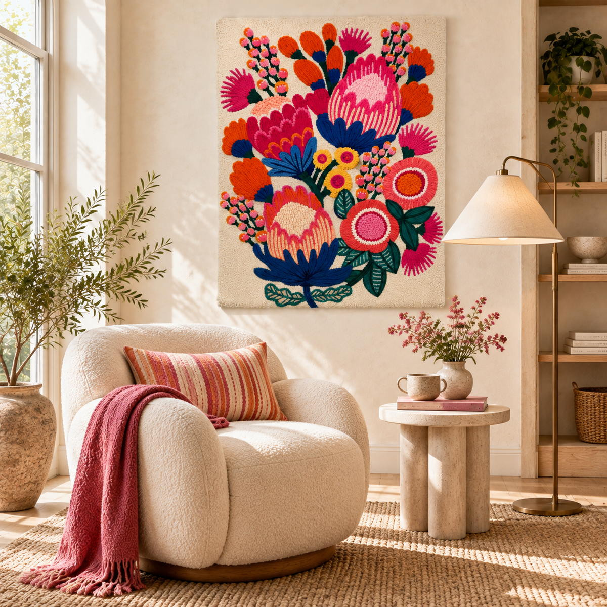 Fuchsia Bloom Festival — room setting 1