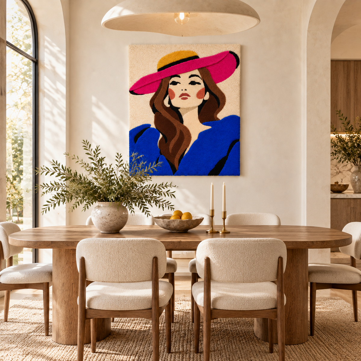 Fuchsia Brim Muse — room setting 3