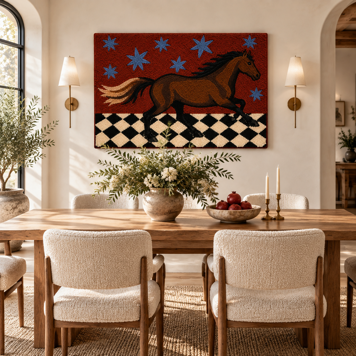 Gallop Beneath Blue Stars — room setting 3