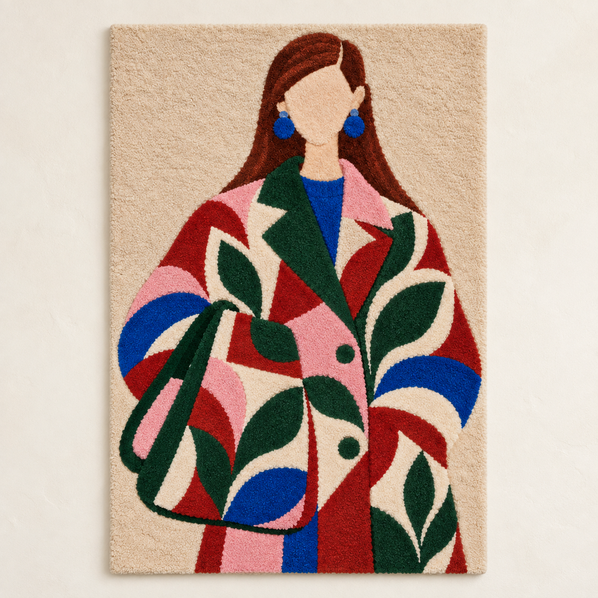 Garden Arcs Statement Coat — front product view [product-light]