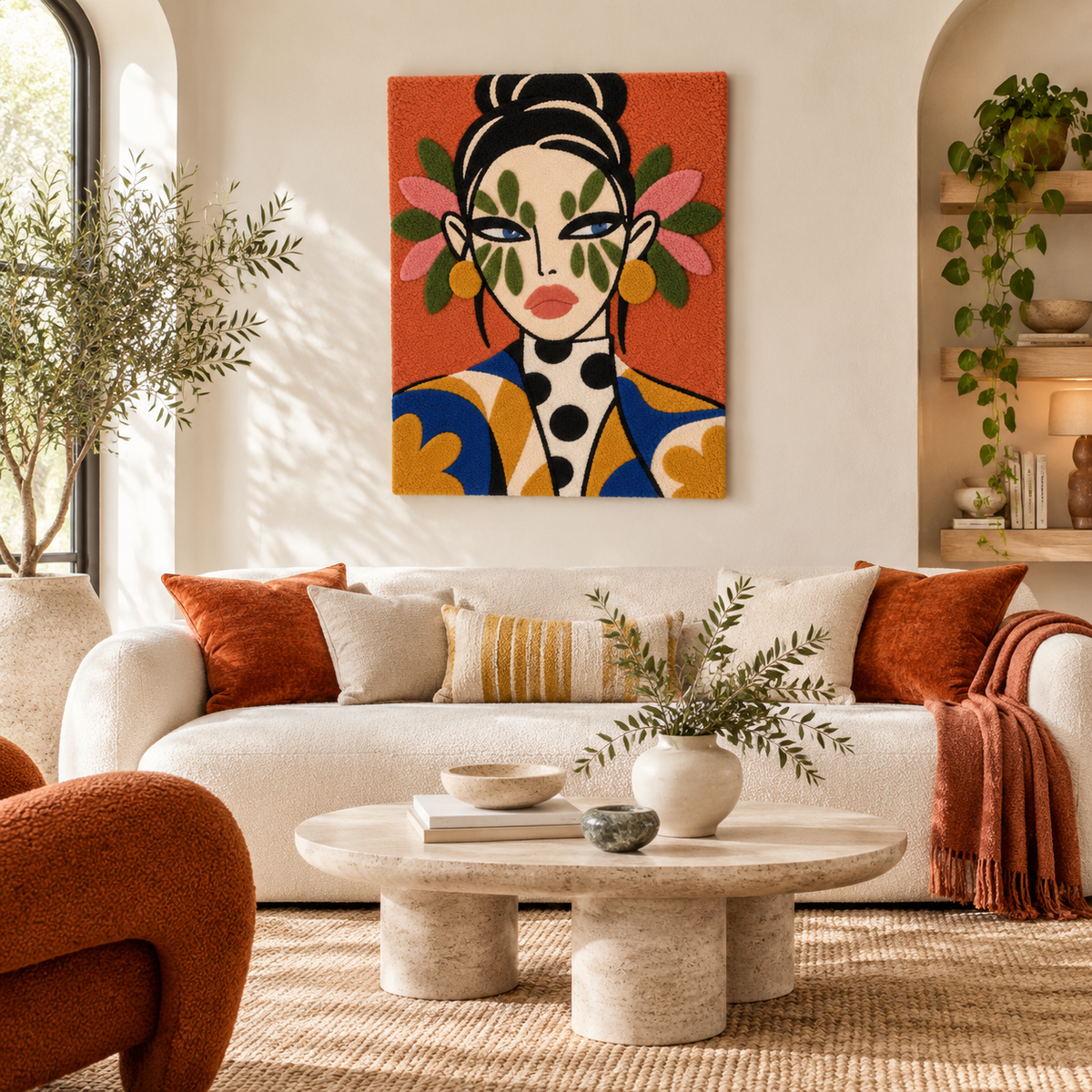 Garden Mask Muse — front-facing room scene [room-front]