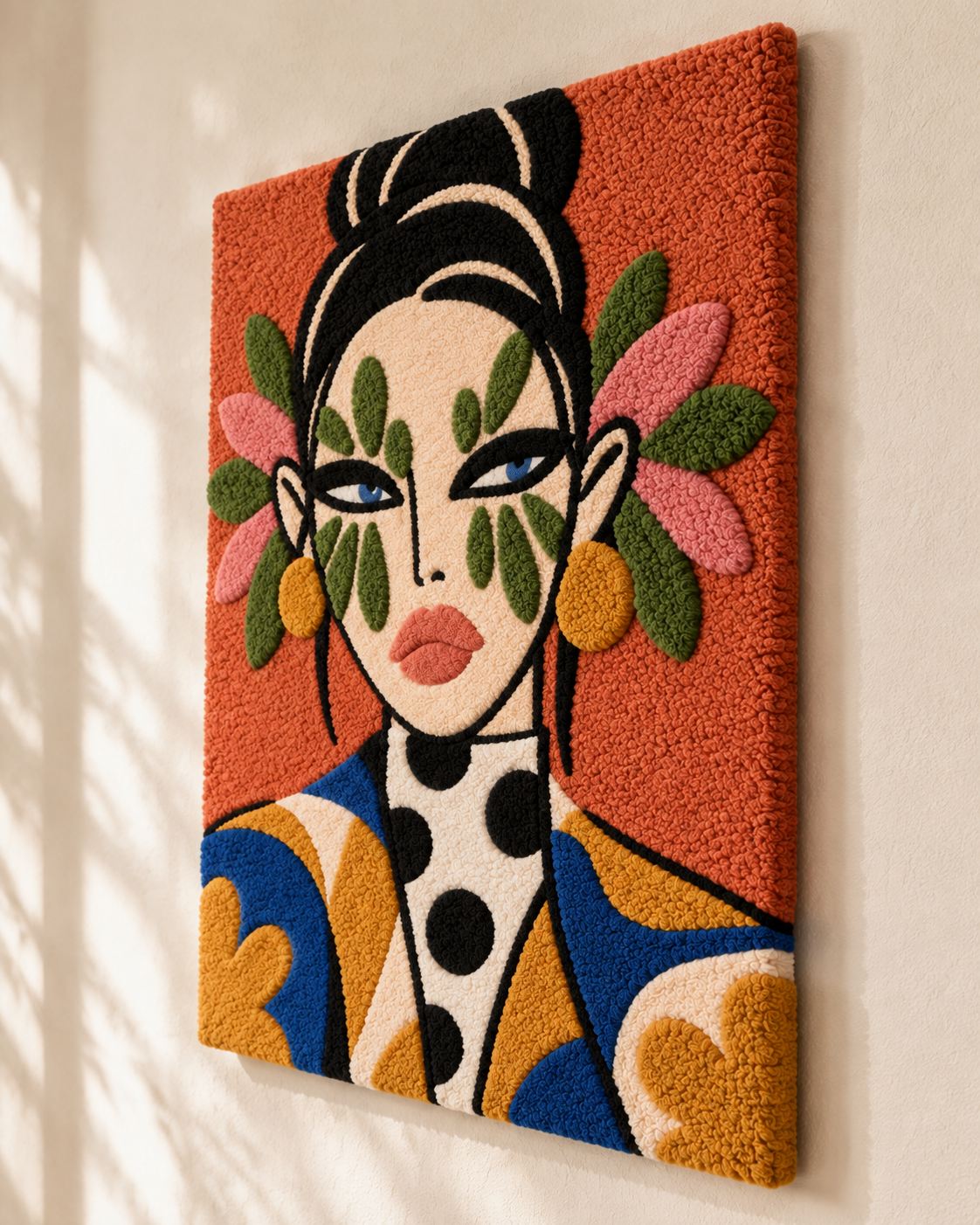 Garden Mask Muse — angled relief view