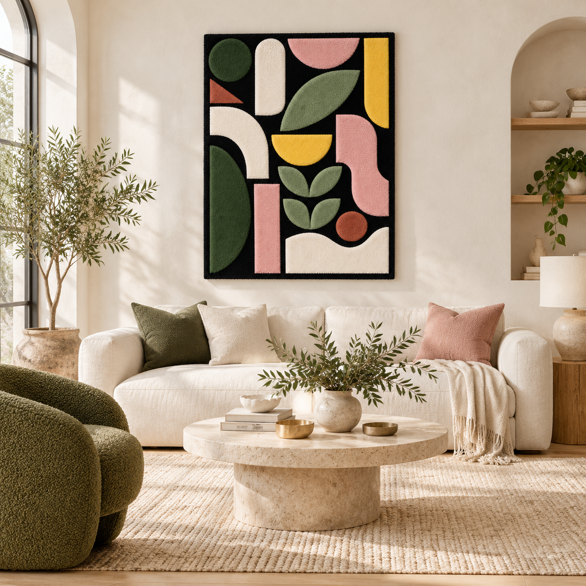 Garden of Simple Shapes — front-facing room scene [room-front]