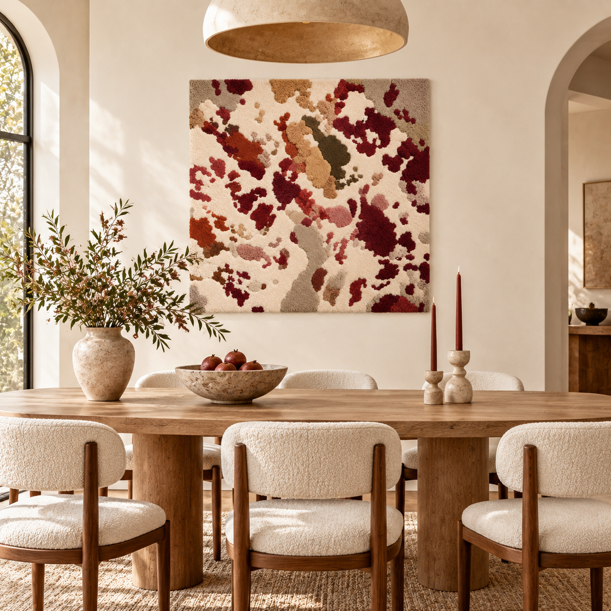 Garnet Mineral Bloom — room setting 1