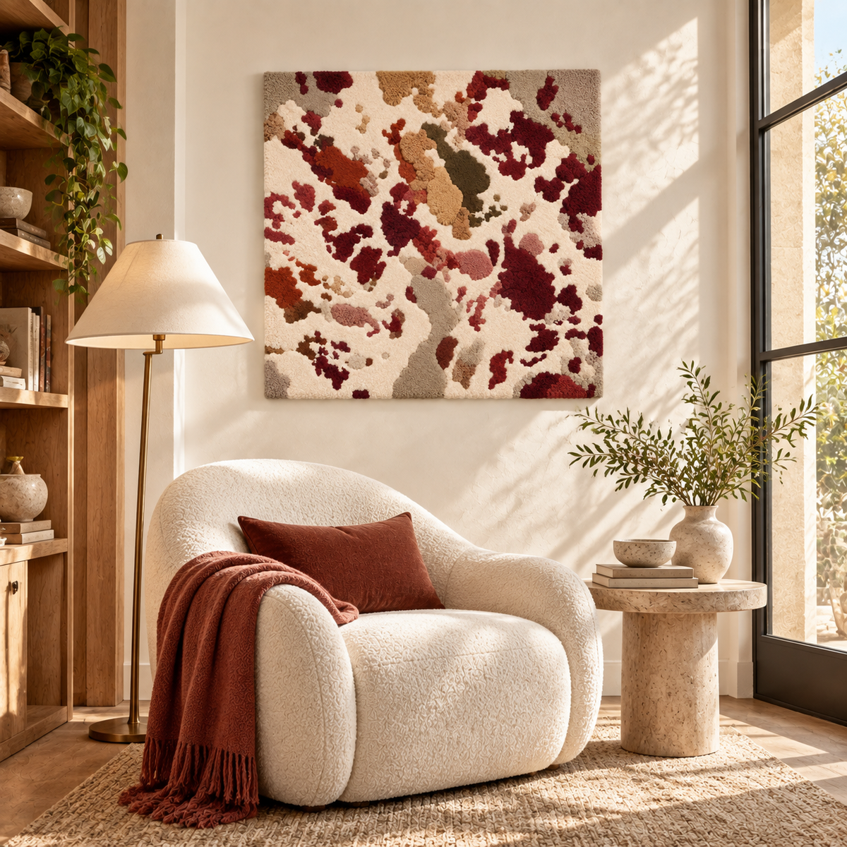 Garnet Mineral Bloom — room setting 2