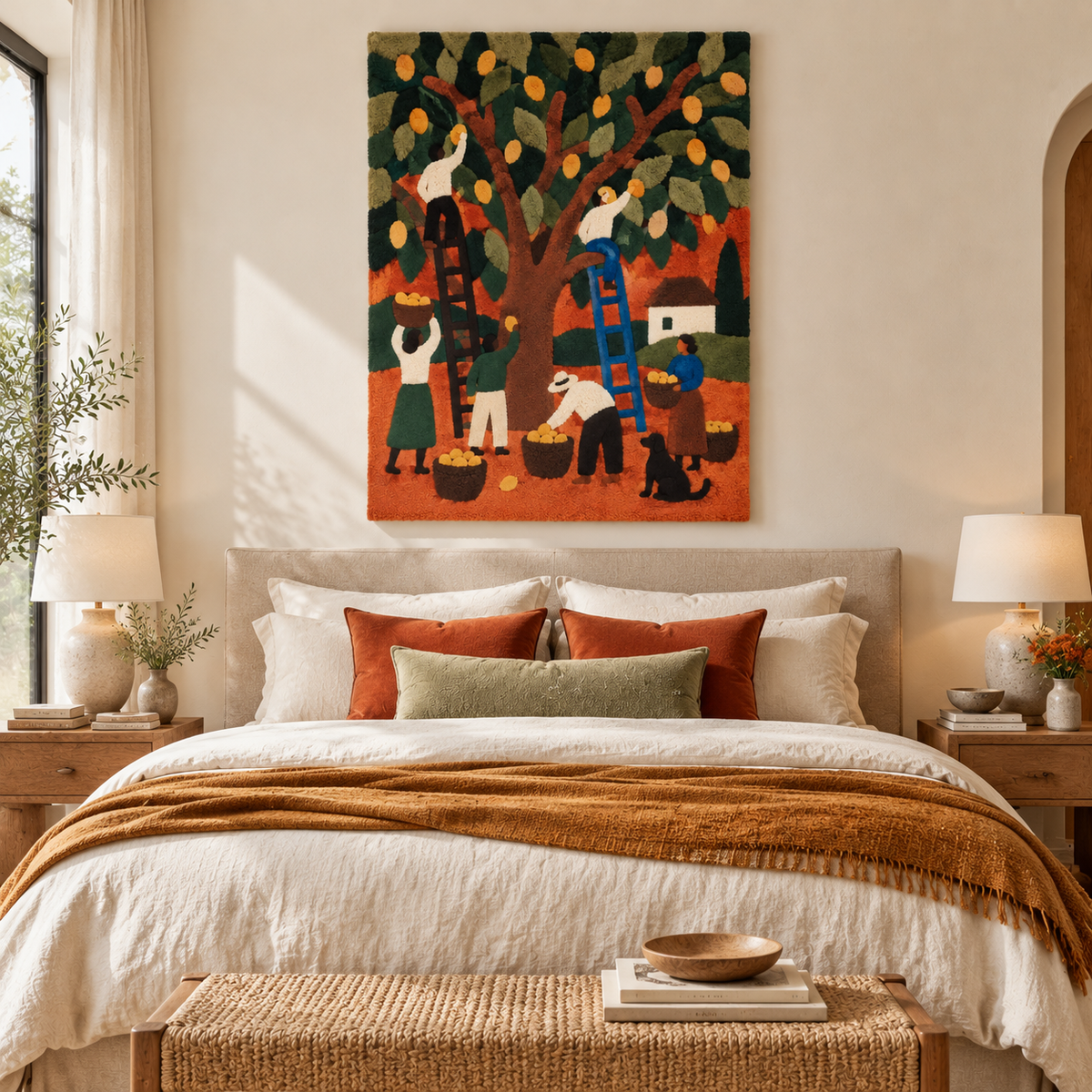 Gathering Beneath the Orange Tree — room setting 1