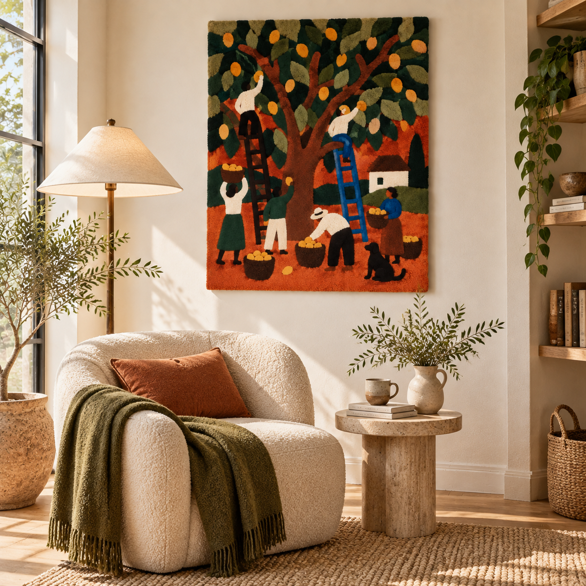 Gathering Beneath the Orange Tree — room setting 3