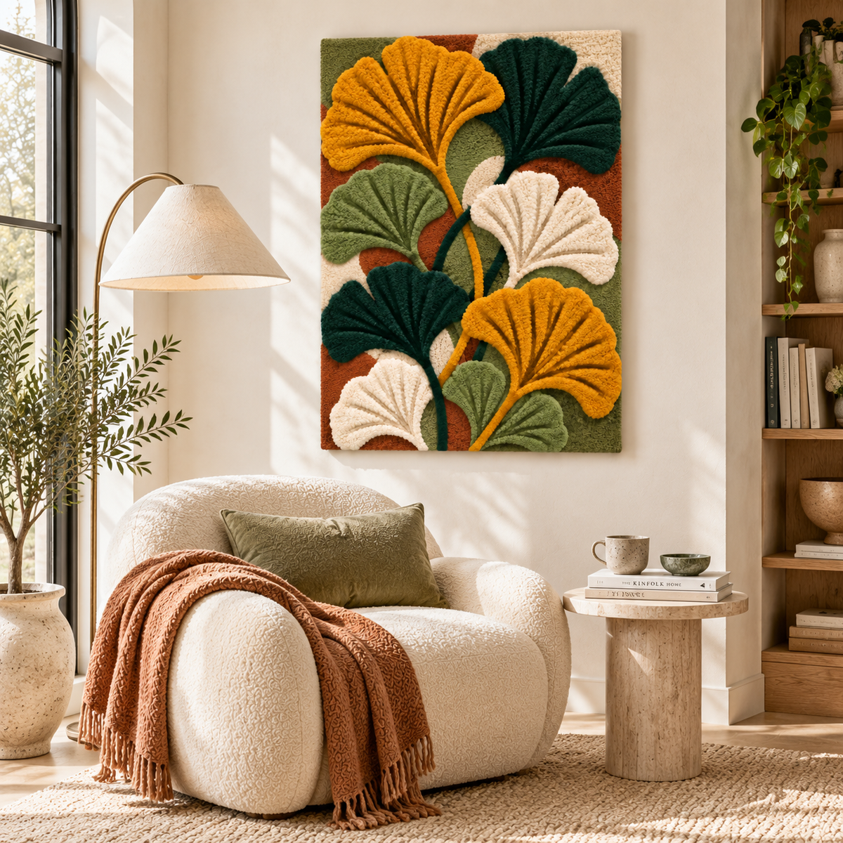 Ginkgo in Gold — room setting 2