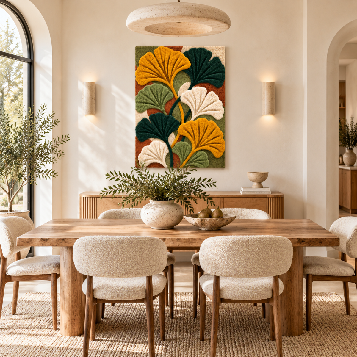 Ginkgo in Gold — room setting 3