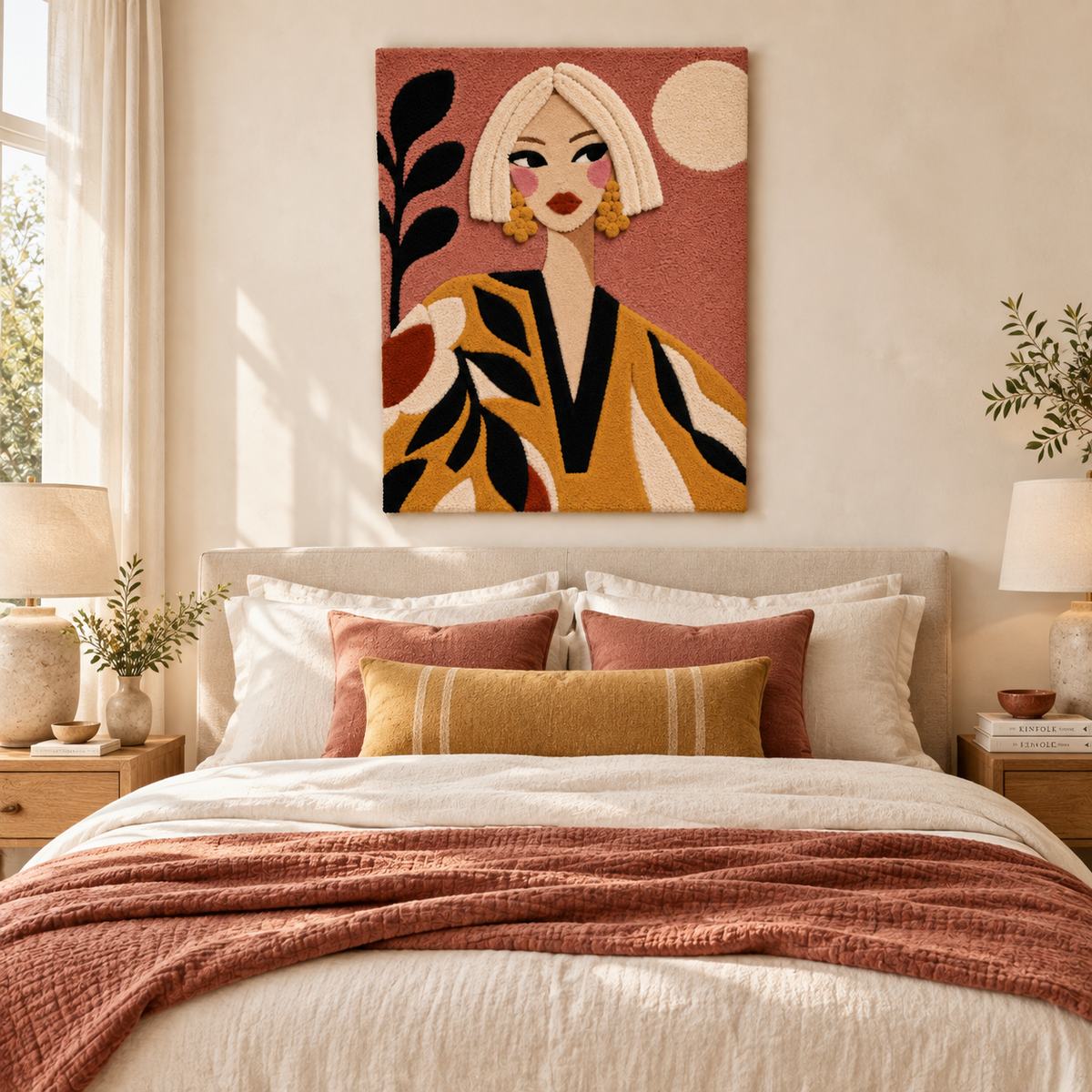 Golden Botanical Muse — room setting 1