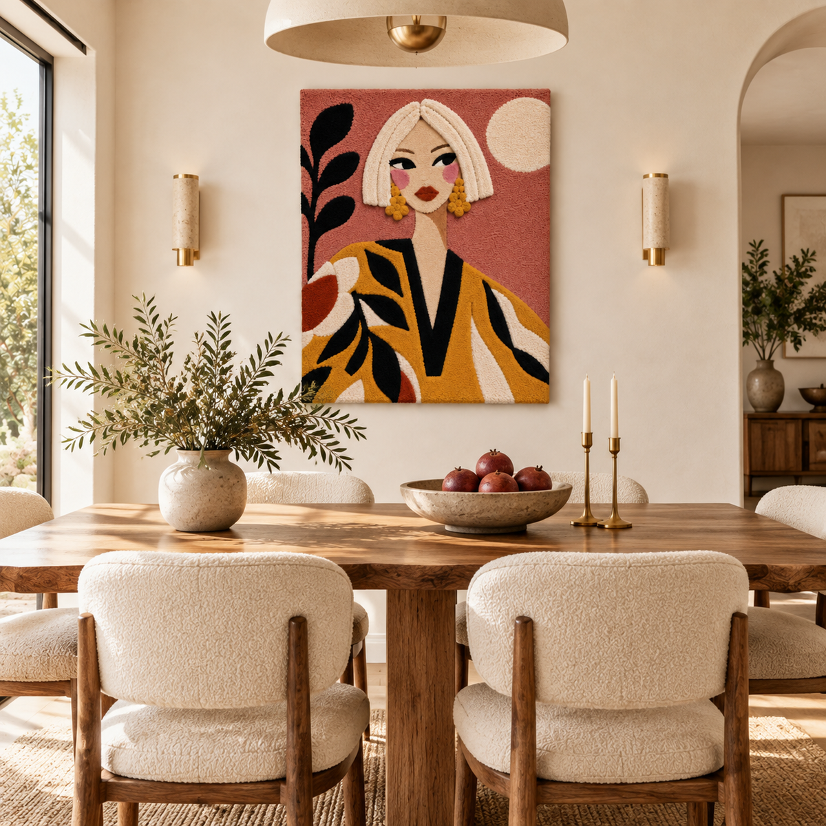 Golden Botanical Muse — room setting 2