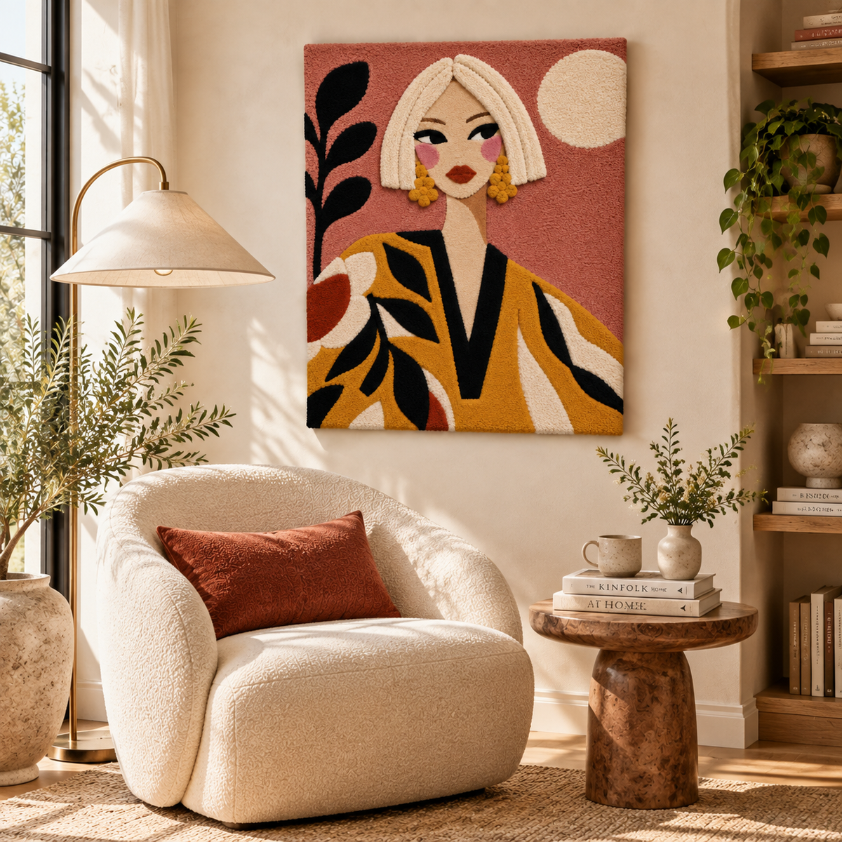 Golden Botanical Muse — room setting 3