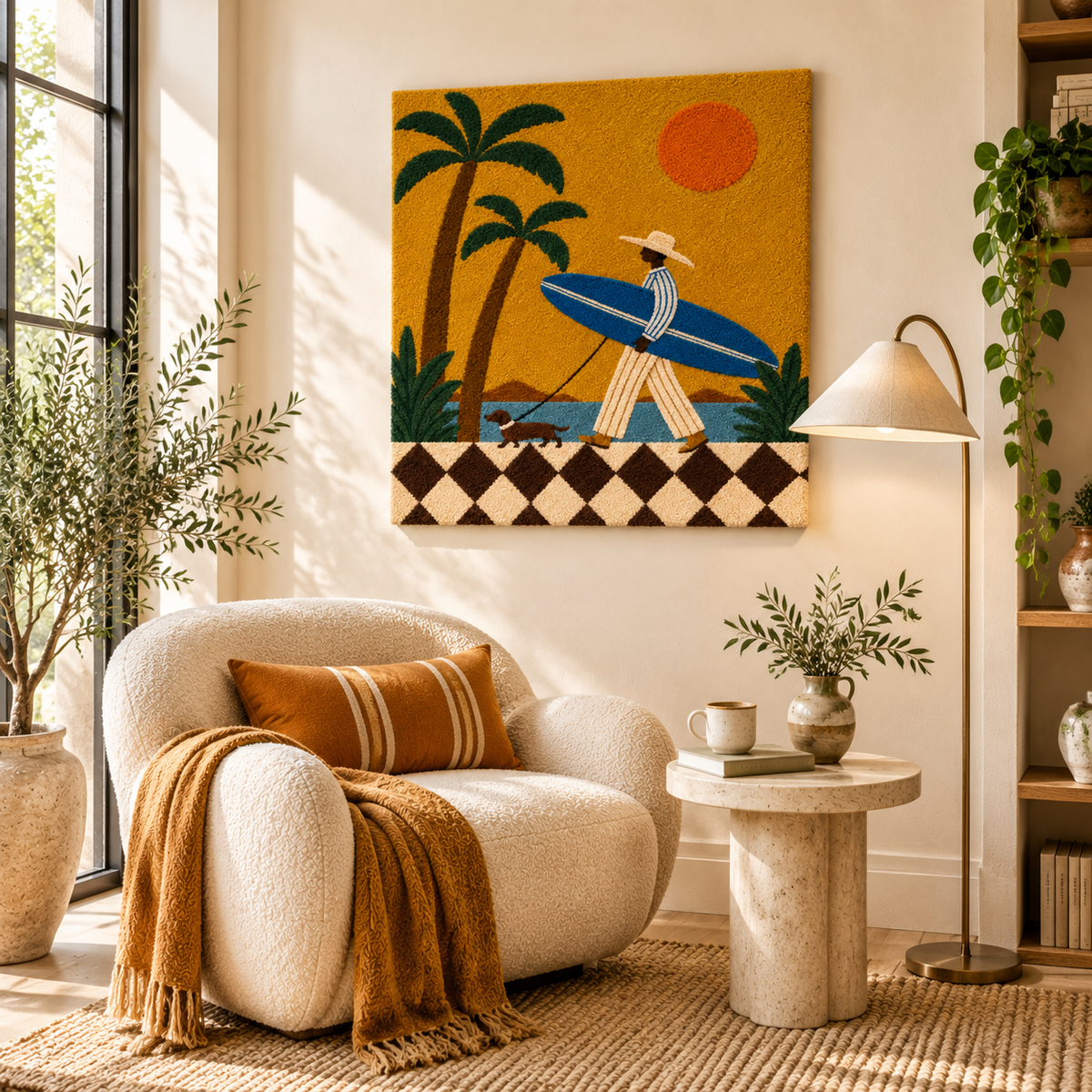Golden Coast Stroll — room setting 3