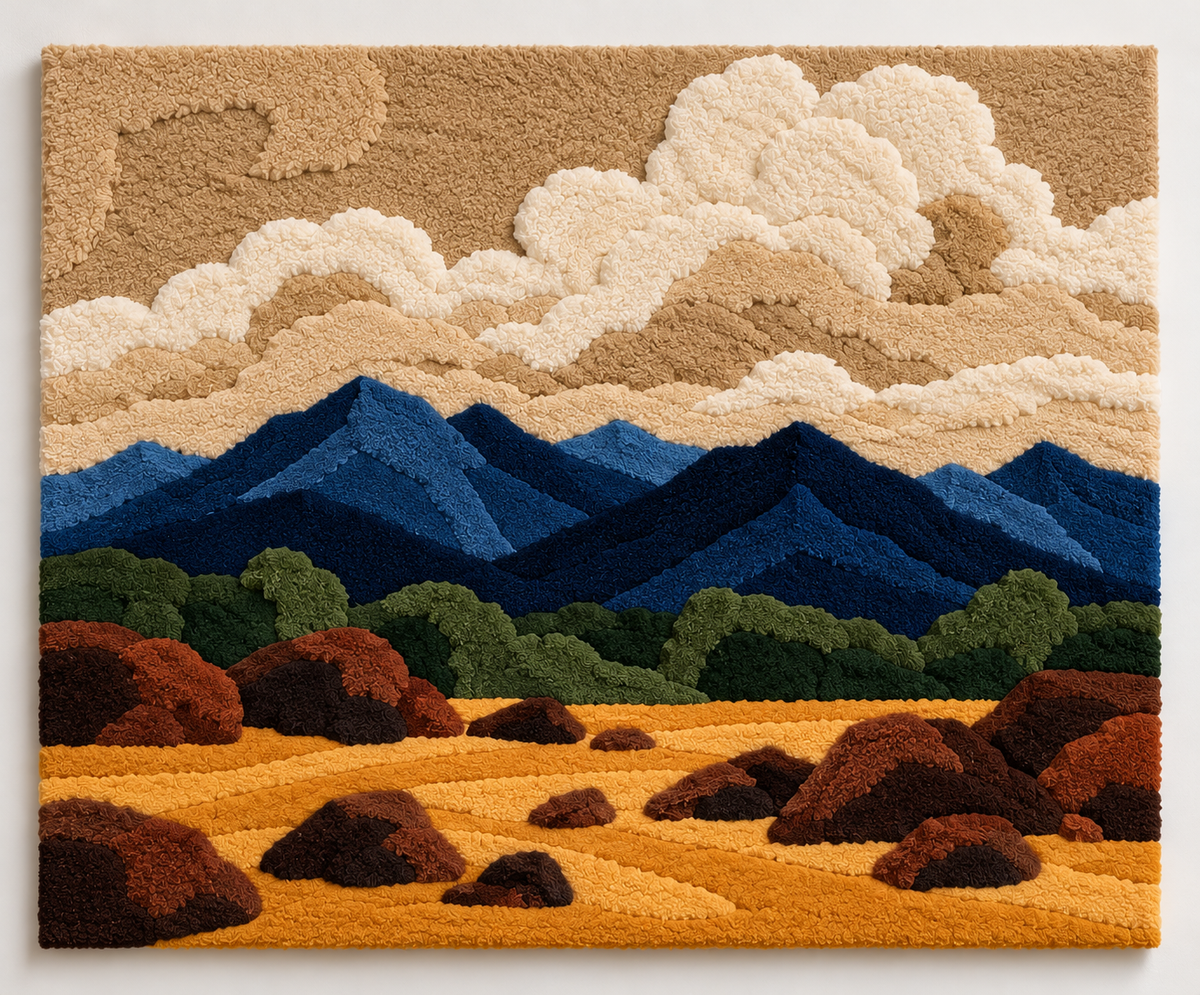 Golden Foothill Clouds by Hewn Earth Studio — additional product view