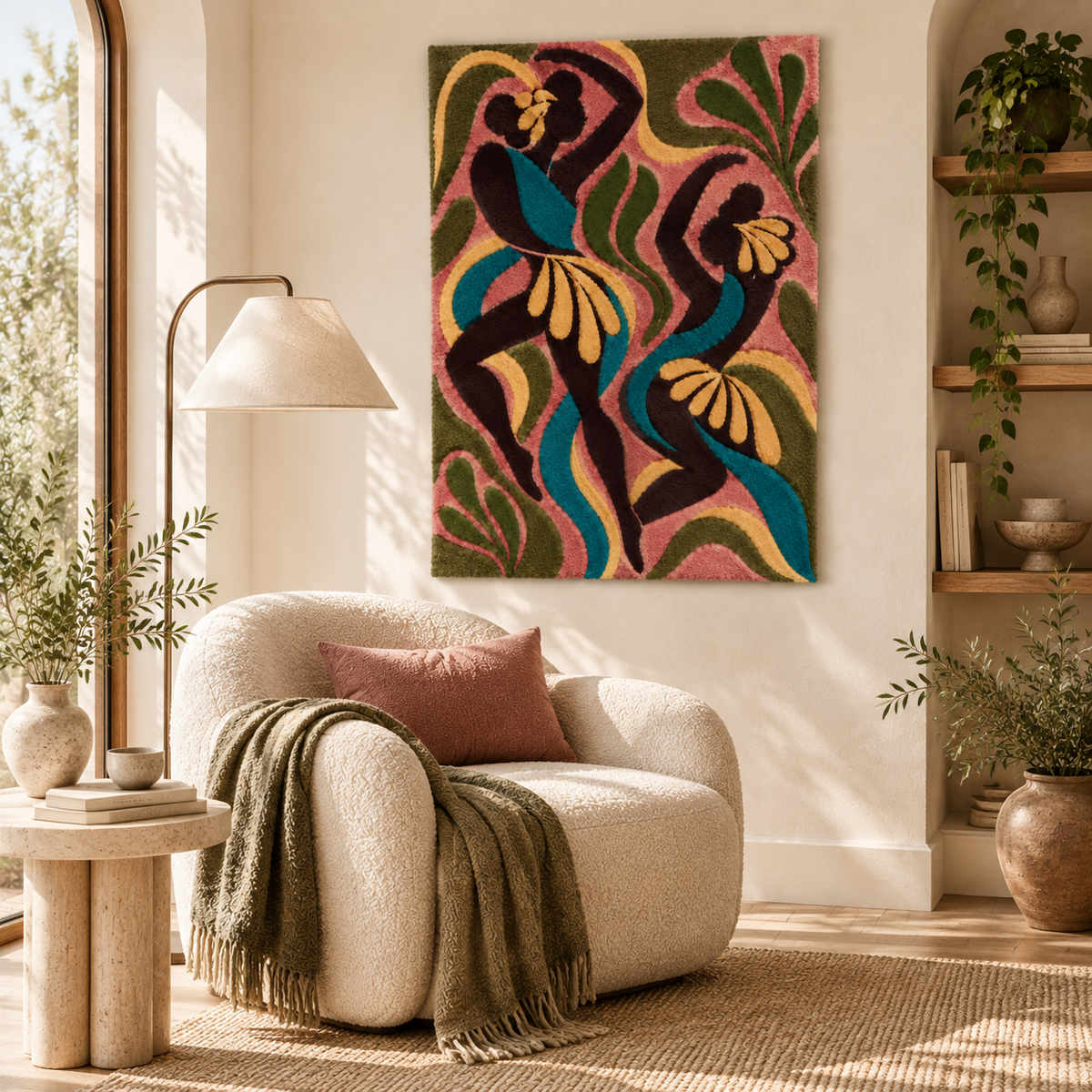 Golden Frond Dancers — room setting 2